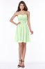 ColsBM Kaylee Pale Green Gorgeous A-line Sleeveless Half Backless Knee Length Ruching Bridesmaid Dresses