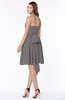 ColsBM Kaylee Ridge Grey Gorgeous A-line Sleeveless Half Backless Knee Length Ruching Bridesmaid Dresses