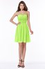 ColsBM Kaylee Sharp Green Gorgeous A-line Sleeveless Half Backless Knee Length Ruching Bridesmaid Dresses