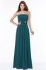 ColsBM Anne Blue Green Modern A-line Bateau Sleeveless Half Backless Floor Length Bridesmaid Dresses
