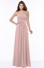 ColsBM Anne Blush Pink Modern A-line Bateau Sleeveless Half Backless Floor Length Bridesmaid Dresses