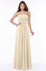 ColsBM Anne Champagne Modern A-line Bateau Sleeveless Half Backless Floor Length Bridesmaid Dresses