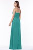 ColsBM Anne Emerald Green Modern A-line Bateau Sleeveless Half Backless Floor Length Bridesmaid Dresses