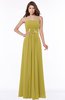 ColsBM Anne Golden Olive Modern A-line Bateau Sleeveless Half Backless Floor Length Bridesmaid Dresses