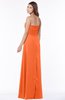 ColsBM Anne Tangerine Modern A-line Bateau Sleeveless Half Backless Floor Length Bridesmaid Dresses