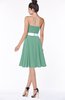 ColsBM Braelynn Beryl Green Mature A-line Sleeveless Knee Length Pick up Bridesmaid Dresses