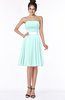 ColsBM Braelynn Blue Glass Mature A-line Sleeveless Knee Length Pick up Bridesmaid Dresses