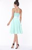 ColsBM Braelynn Blue Glass Mature A-line Sleeveless Knee Length Pick up Bridesmaid Dresses