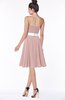 ColsBM Braelynn Blush Pink Mature A-line Sleeveless Knee Length Pick up Bridesmaid Dresses