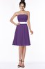ColsBM Braelynn Dark Purple Mature A-line Sleeveless Knee Length Pick up Bridesmaid Dresses
