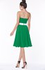 ColsBM Braelynn Green Mature A-line Sleeveless Knee Length Pick up Bridesmaid Dresses