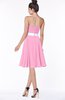 ColsBM Braelynn Pink Mature A-line Sleeveless Knee Length Pick up Bridesmaid Dresses