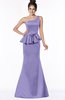 ColsBM Brittany Aster Purple Elegant Mermaid Sleeveless Satin Floor Length Bridesmaid Dresses