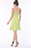 ColsBM Kylee Lime Green Modern Sleeveless Half Backless Chiffon Knee Length Edging Bridesmaid Dresses