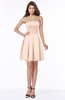 ColsBM Hadlee Almost Apricot Luxury A-line Sleeveless Knee Length Plainness Bridesmaid Dresses