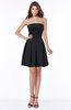 ColsBM Hadlee Black Luxury A-line Sleeveless Knee Length Plainness Bridesmaid Dresses