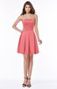ColsBM Hadlee Coral Luxury A-line Sleeveless Knee Length Plainness Bridesmaid Dresses