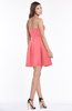 ColsBM Hadlee Hot Coral Luxury A-line Sleeveless Knee Length Plainness Bridesmaid Dresses