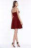 ColsBM Hadlee Maroon Luxury A-line Sleeveless Knee Length Plainness Bridesmaid Dresses
