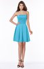ColsBM Hadlee River Blue Luxury A-line Sleeveless Knee Length Plainness Bridesmaid Dresses