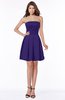 ColsBM Hadlee Royal Purple Luxury A-line Sleeveless Knee Length Plainness Bridesmaid Dresses