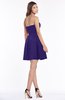 ColsBM Hadlee Royal Purple Luxury A-line Sleeveless Knee Length Plainness Bridesmaid Dresses