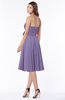 ColsBM Tibby Chalk Violet Modest A-line Sleeveless Half Backless Knee Length Flower Bridesmaid Dresses