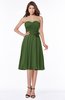 ColsBM Tibby Garden Green Modest A-line Sleeveless Half Backless Knee Length Flower Bridesmaid Dresses