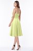 ColsBM Tibby Lime Sherbet Modest A-line Sleeveless Half Backless Knee Length Flower Bridesmaid Dresses