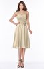 ColsBM Tibby Novelle Peach Modest A-line Sleeveless Half Backless Knee Length Flower Bridesmaid Dresses