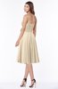 ColsBM Tibby Novelle Peach Modest A-line Sleeveless Half Backless Knee Length Flower Bridesmaid Dresses