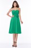 ColsBM Tibby Pepper Green Modest A-line Sleeveless Half Backless Knee Length Flower Bridesmaid Dresses