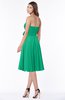ColsBM Tibby Sea Green Modest A-line Sleeveless Half Backless Knee Length Flower Bridesmaid Dresses