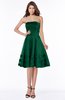 ColsBM Evalyn Alpine Green Modern A-line Strapless Zip up Satin Plainness Bridesmaid Dresses