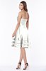 ColsBM Evalyn Cloud White Modern A-line Strapless Zip up Satin Plainness Bridesmaid Dresses