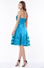 ColsBM Evalyn Cornflower Blue Modern A-line Strapless Zip up Satin Plainness Bridesmaid Dresses