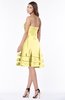 ColsBM Evalyn Daffodil Modern A-line Strapless Zip up Satin Plainness Bridesmaid Dresses