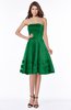 ColsBM Evalyn Green Modern A-line Strapless Zip up Satin Plainness Bridesmaid Dresses