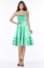 ColsBM Evalyn Mint Green Modern A-line Strapless Zip up Satin Plainness Bridesmaid Dresses