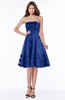 ColsBM Evalyn Nautical Blue Modern A-line Strapless Zip up Satin Plainness Bridesmaid Dresses