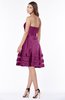ColsBM Evalyn Raspberry Modern A-line Strapless Zip up Satin Plainness Bridesmaid Dresses