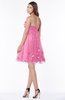 ColsBM Sandy Carnation Pink Romantic A-line Bateau Sleeveless Appliques Bridesmaid Dresses