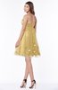 ColsBM Sandy Gold Romantic A-line Bateau Sleeveless Appliques Bridesmaid Dresses
