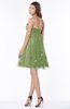 ColsBM Sandy Moss Green Romantic A-line Bateau Sleeveless Appliques Bridesmaid Dresses