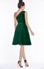 ColsBM Abby Alpine Green Glamorous A-line Sleeveless Zip up Knee Length Lace Bridesmaid Dresses