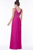 ColsBM Juliet Hot Pink Elegant A-line Chiffon Floor Length Lace Bridesmaid Dresses