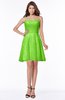 ColsBM Henley Classic Green Mature Sweetheart Satin Knee Length Lace Bridesmaid Dresses