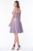 ColsBM Henley Mauve Mature Sweetheart Satin Knee Length Lace Bridesmaid Dresses