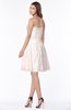 ColsBM Henley Rosewater Pink Mature Sweetheart Satin Knee Length Lace Bridesmaid Dresses