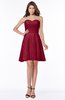 ColsBM Henley Scooter Mature Sweetheart Satin Knee Length Lace Bridesmaid Dresses